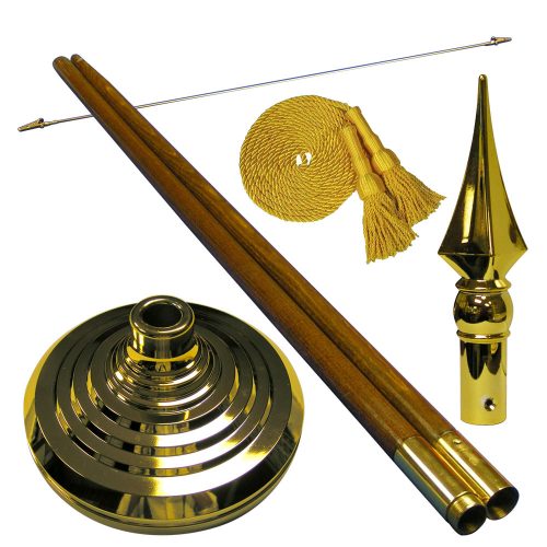3ft x 5ft Ceremonial Flag Mounting Set