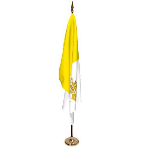 Indoor Papal Ceremonial Flag Set