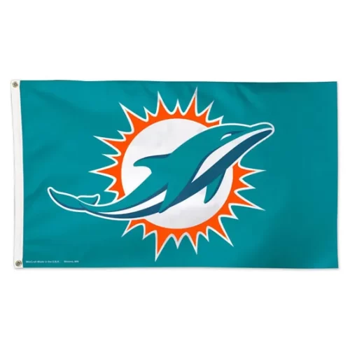 Miami Dolphins Flag Deluxe 3'x5'