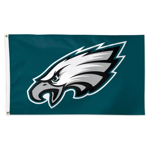 Philadelphia Eagles Green background Flag - Deluxe 3' X 5'