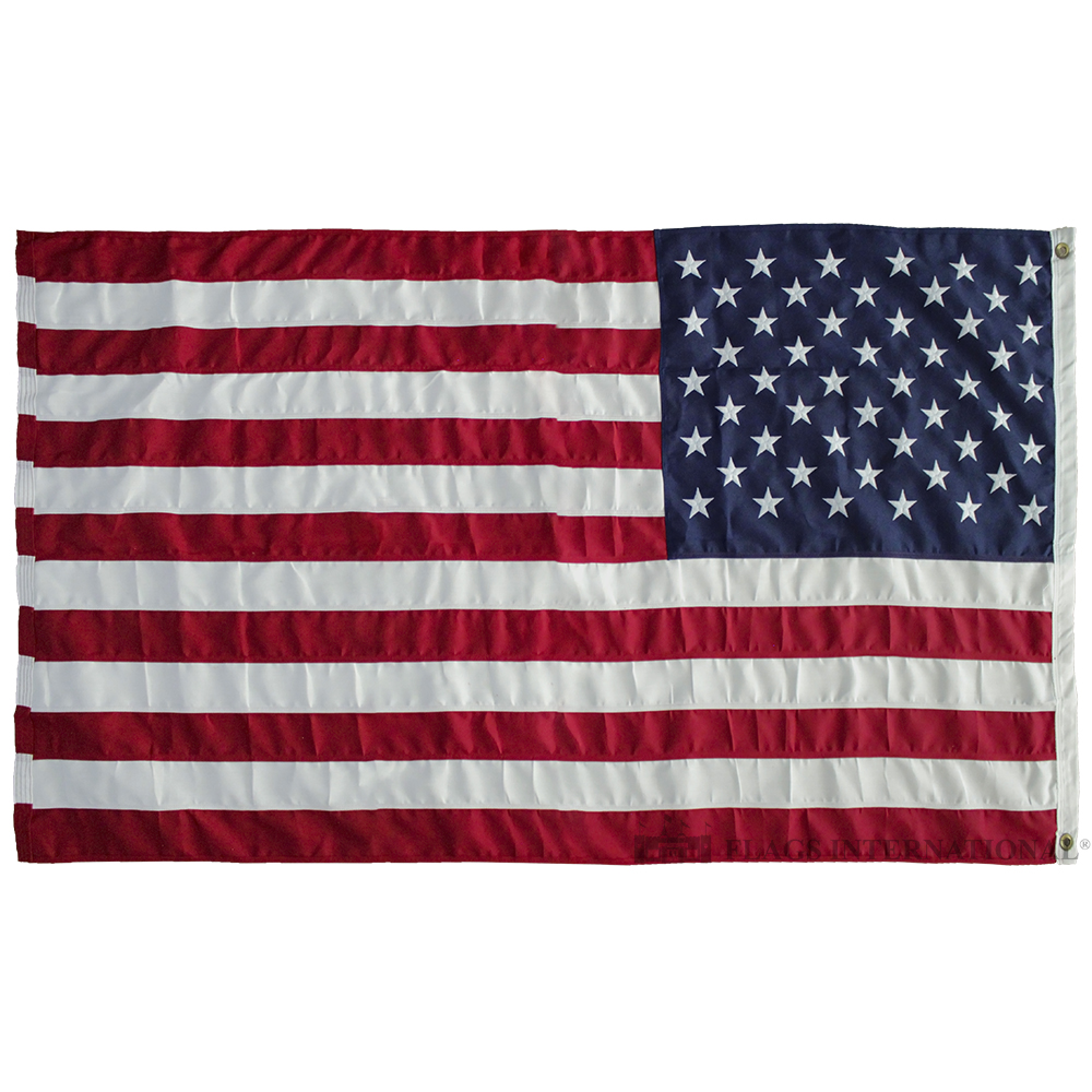 Standard Sewn Polyester US Flag - Image 2
