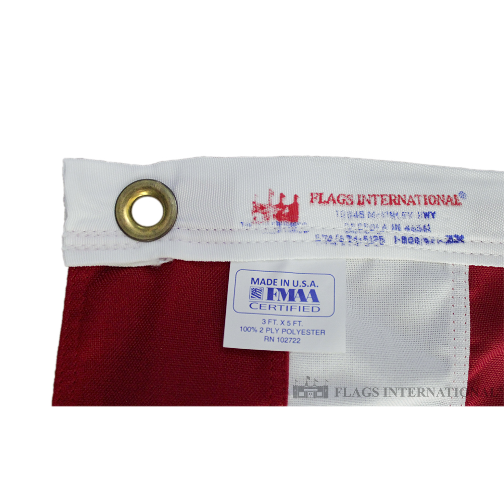 Standard Sewn Polyester US Flag - Image 4