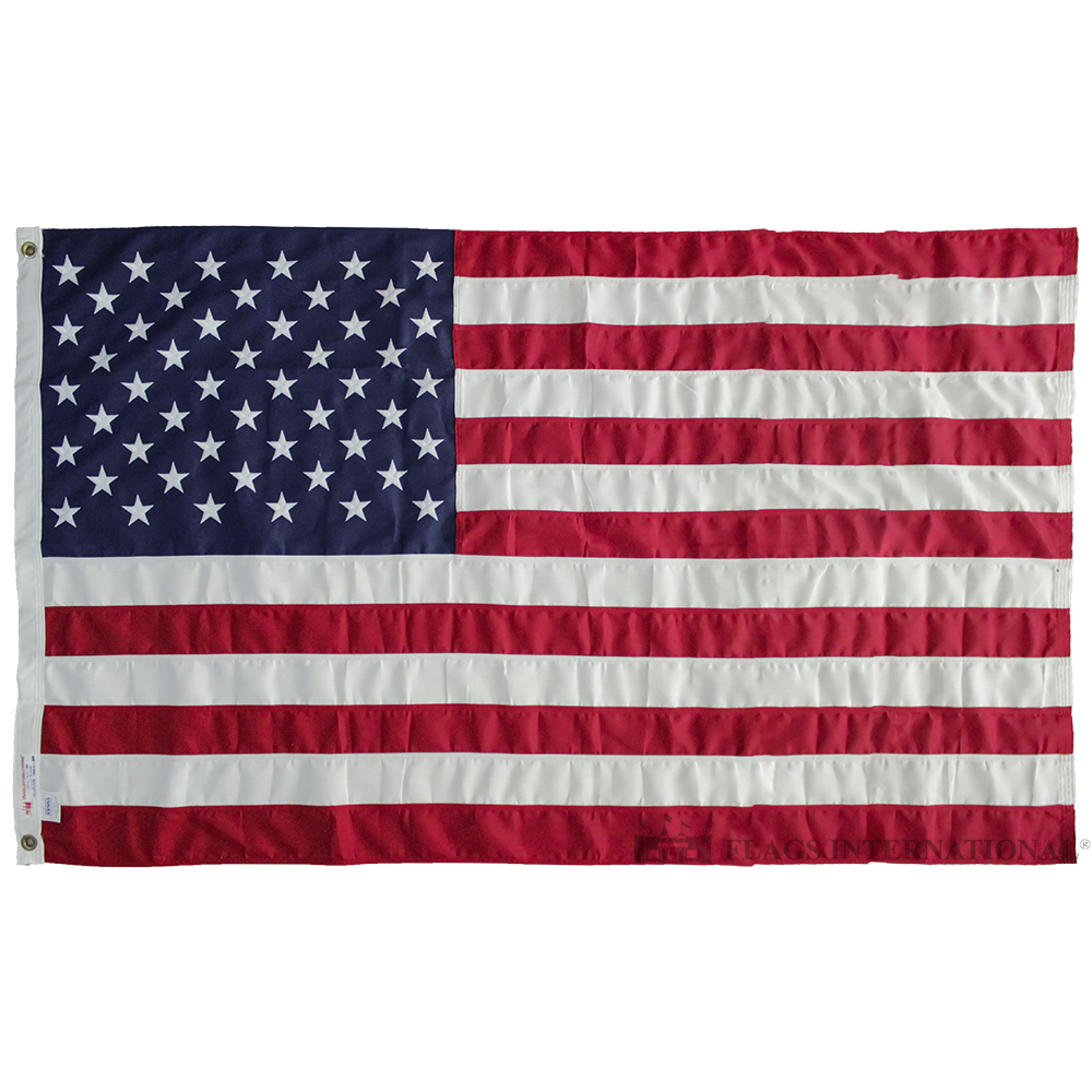 Zcutt Home Goods 60-inch American Flag Windsock — Spun Polyester Fabric with Embriodered Stars — Includes Swival Hanging Clip 