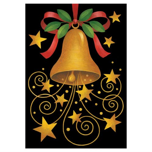 Christmas Bell Winter Garden Flag