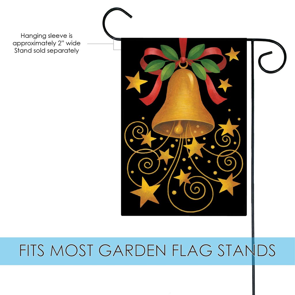 Christmas Bell Garden Flag