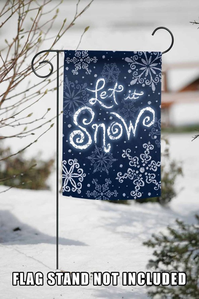 Let it Snow Garden Flag (12.5 x 18") - Image 3