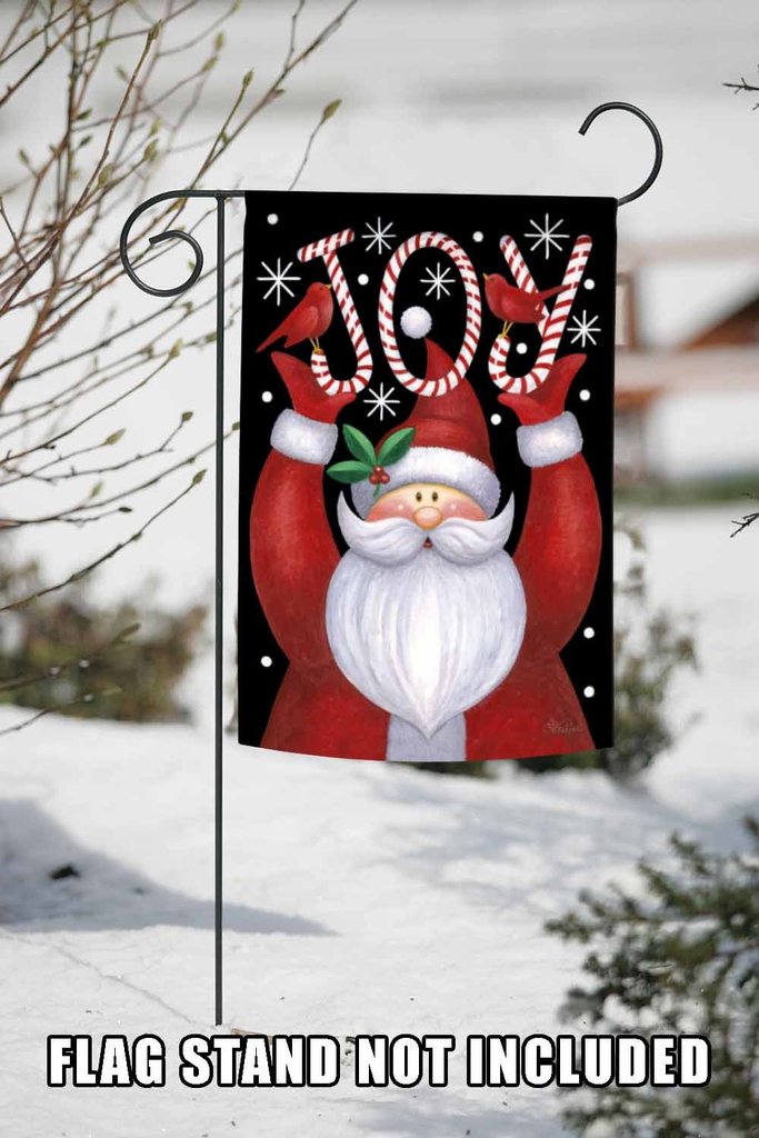 Santa Joy Garden Flag (12.5 x 18") - Image 3