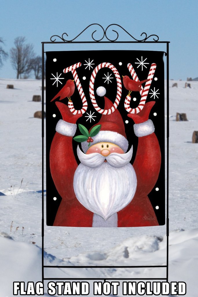 Santa Joy Garden Flag (12.5 x 18") - Image 4
