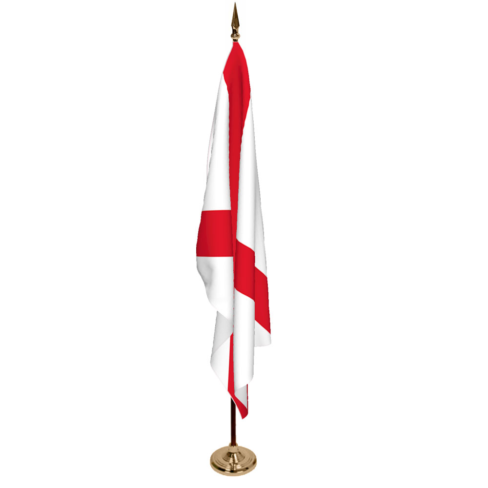 Indoor Alabama Ceremonial Flag Set