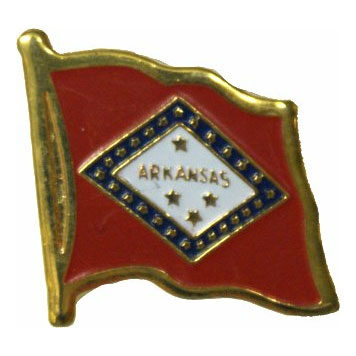 Arkansas Flag Lapel Pin