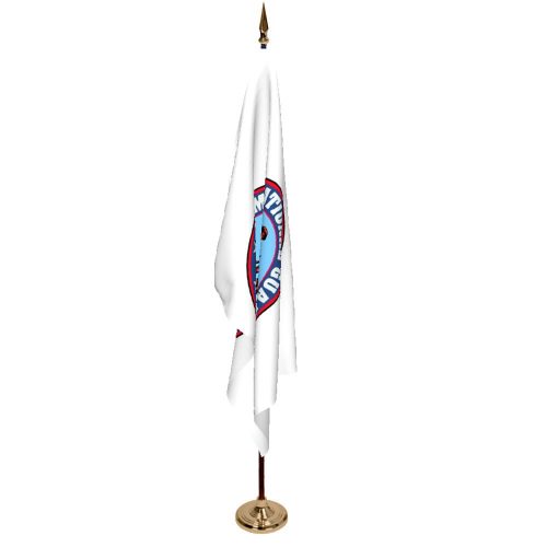 Indoor Army National Guard Ceremonial Flag Set