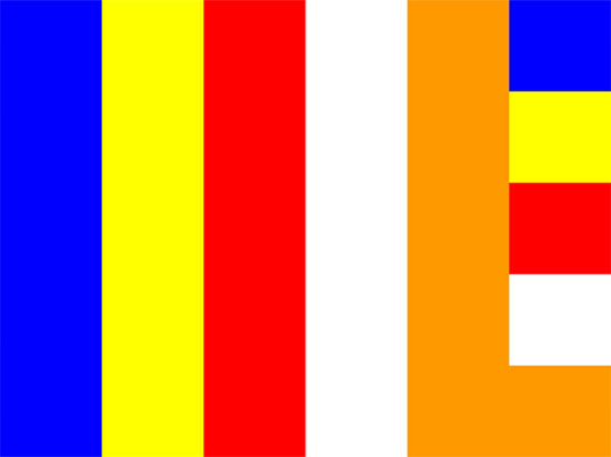 Indoor Buddhist Ceremonial Flag Set