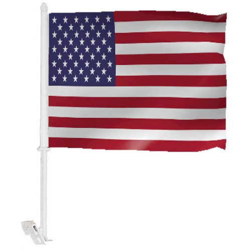 American Car Window Flag