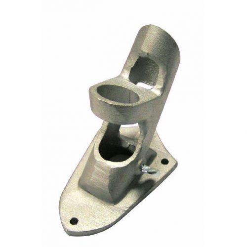 Silver Cast Aluminum Multi-Purpose Flagpole Bracket