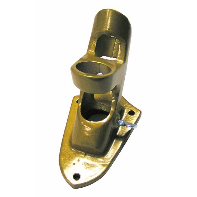 Gold Cast Aluminum Multi-Purpose Flagpole Bracket