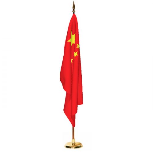 Indoor China Ceremonial Flag Set
