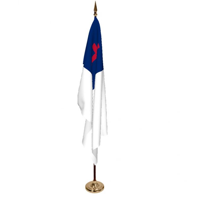 Indoor Christian Ceremonial Flag Set