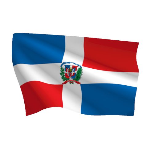 Dominican Republic with Seal Flag