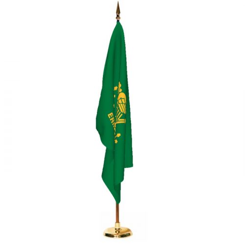 Indoor Erin Go Bragh Ceremonial Flag Set