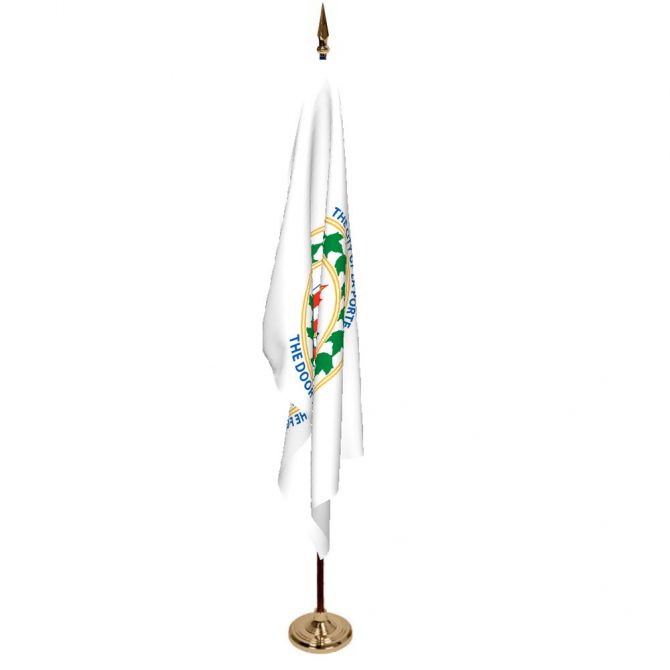 Indoor City of Laporte Ceremonial Flag Set
