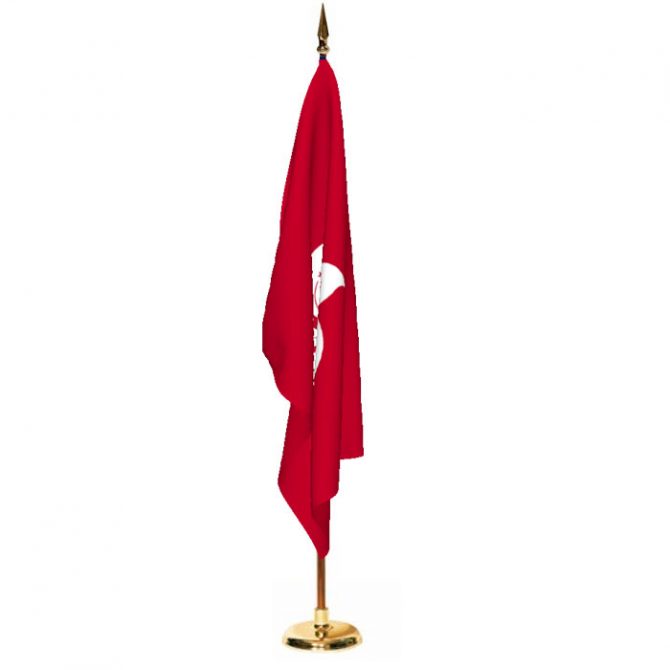 Indoor Hong Kong Ceremonial Flag Set