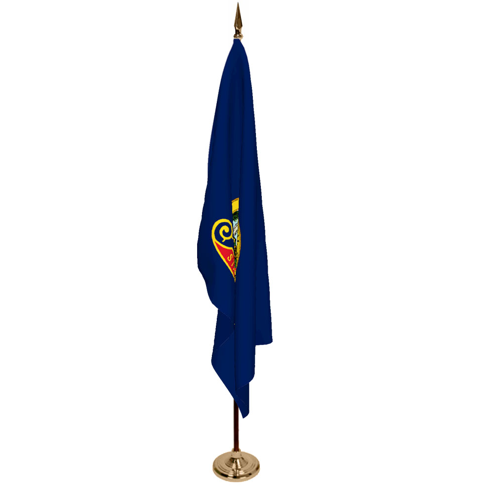 Indoor Idaho Ceremonial Flag Set