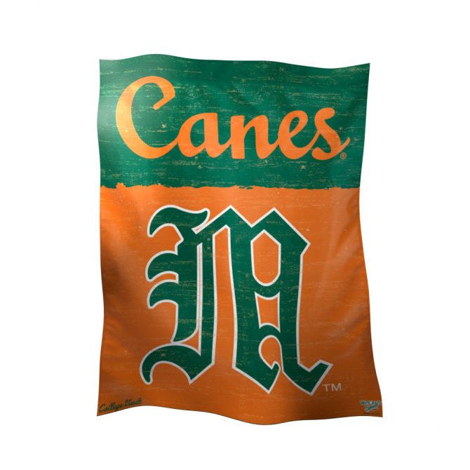 University of Miami Polyester Banner