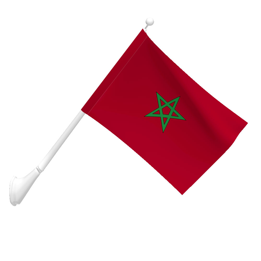 Morocco 3' X 2' 3ft x 2ft Flag With Eyelets Premium Quality Moroccan 