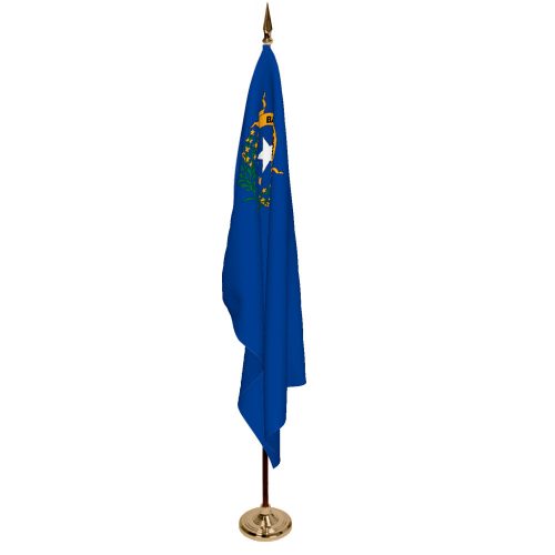 Indoor Nevada Ceremonial Flag Set
