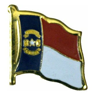 North Carolina Flag Lapel Pin
