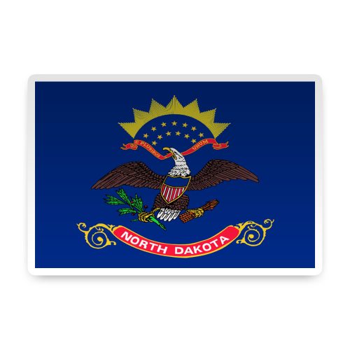 North Dakota Sticker