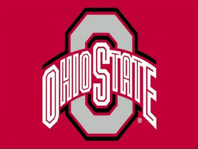 Ohio State University Polyester Flag