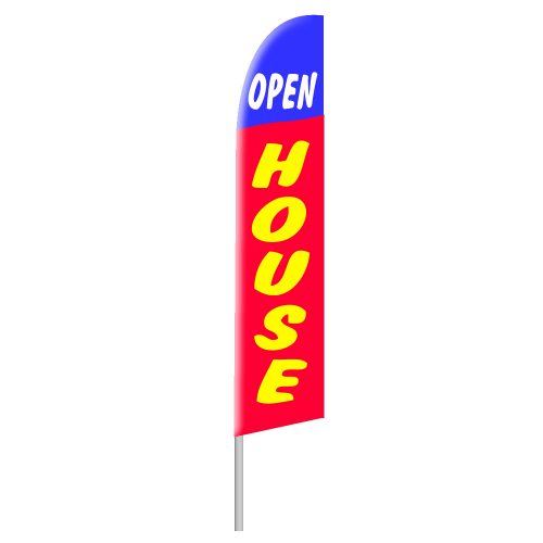 Open House Tall Flag