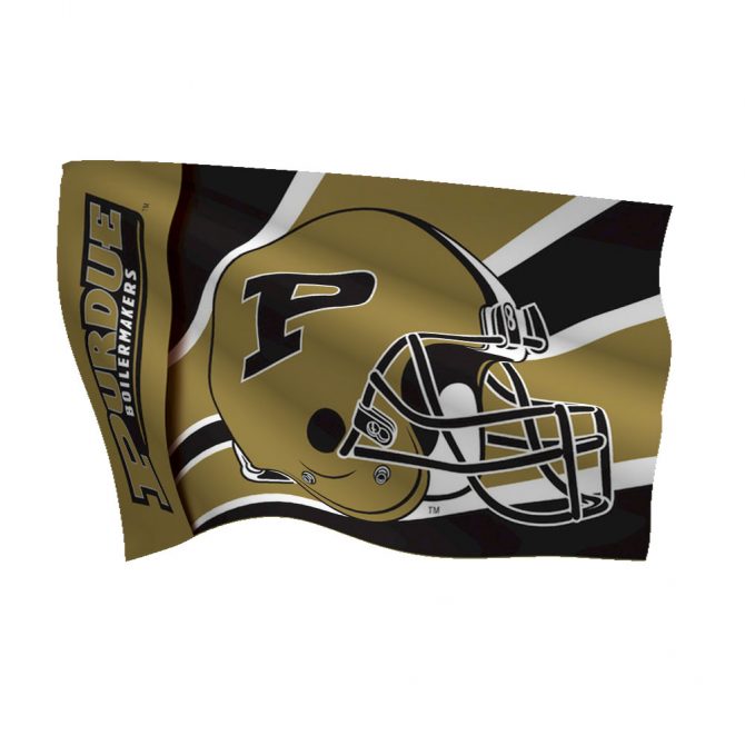 Purdue University Polyester Helmet Flag