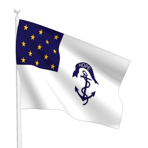 3ft x 5ft Rhode Island Regiment Flag