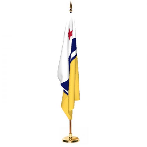 Indoor City of South Bend Ceremonial Flag Set