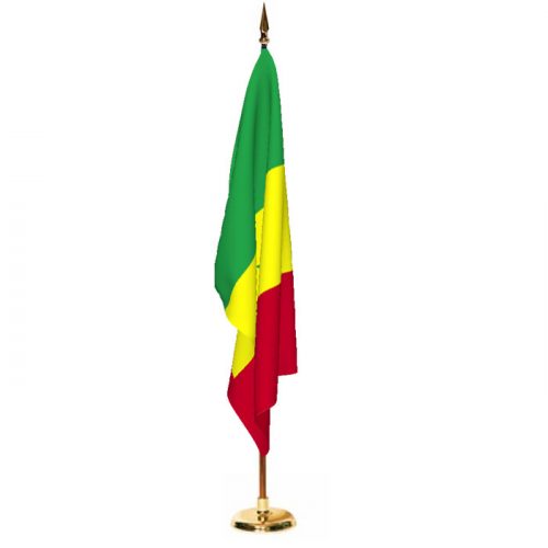 Indoor Senegal Ceremonial Flag Set