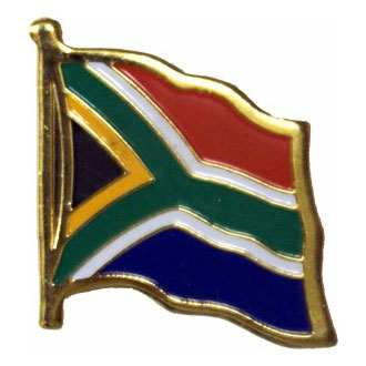 South Africa Flag Lapel Pin Badge 