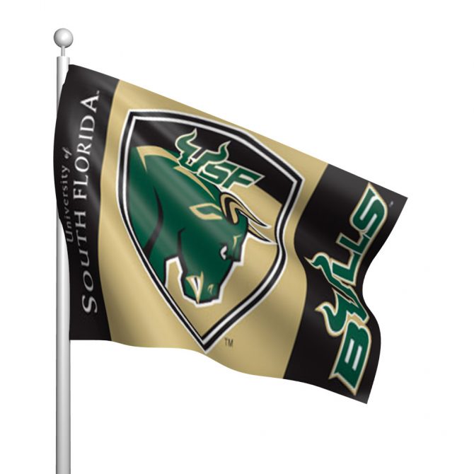 South Florida University Polyester Flag