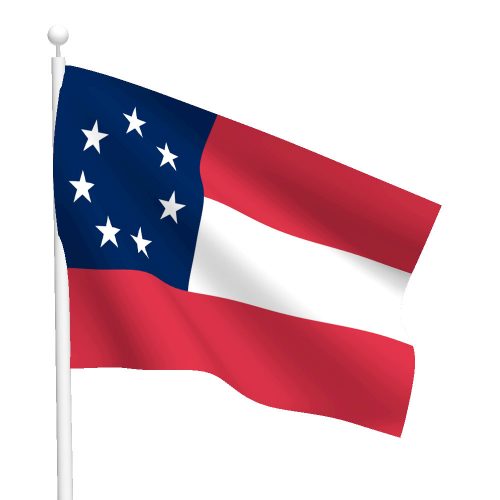 3ft x 5ft Stars and Bars Flag