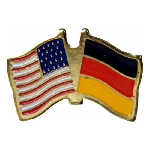 America and Germany Friendship Flag Lapel Pin