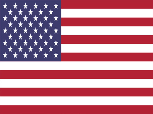 5ft x 9-1/2ft 2-Ply Polyester American Flag with Embroidered Stars, Heading and Grommets
