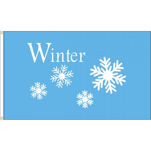 Winter 3ft x 5ft Flag