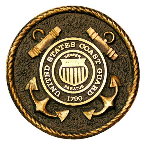 United States Coast Guard Cast Bronze Grave Marker
