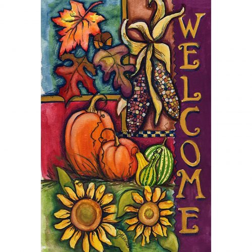 Harvest Welcome Garden & House Flag