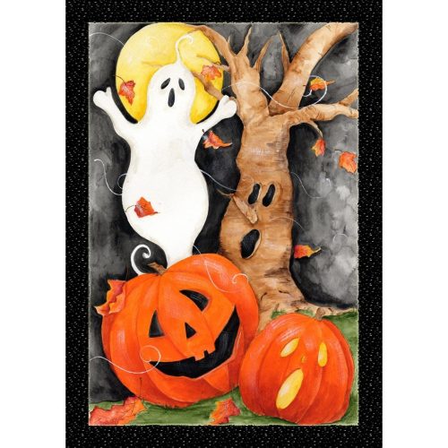 Halloween Scene Garden Flag