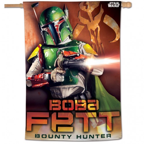 Star Wars Boba Fett Vertical Flag
