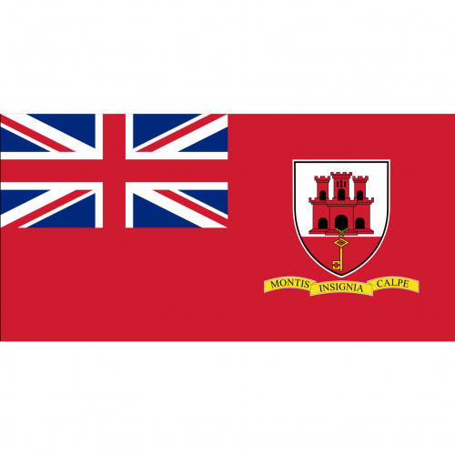 Gibraltar Civil Ensign Flag