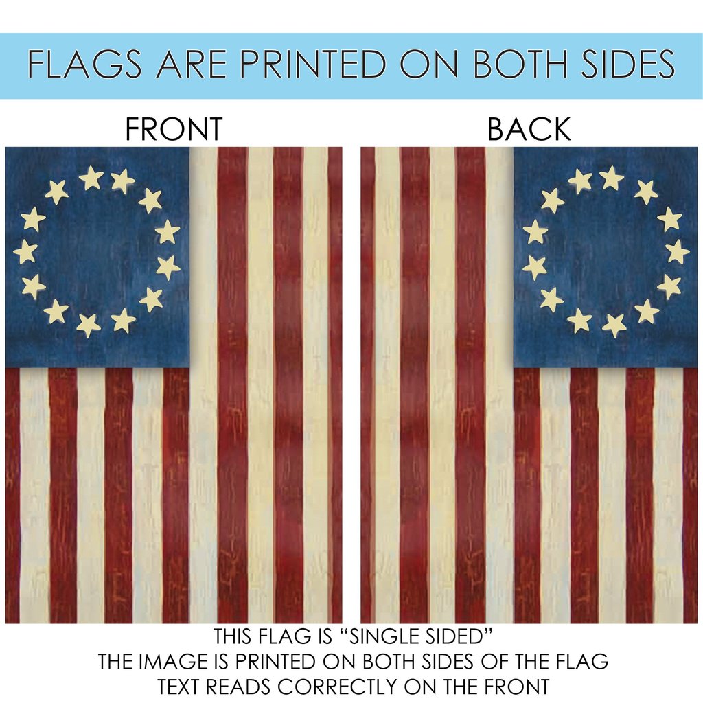 Betsy Ross Garden Flag - Image 4