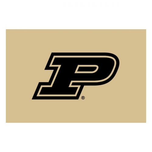 Purdue University Applique Flag